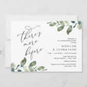 Er is meer voor, bruiloft repetitie diner kaart (Voorkant)