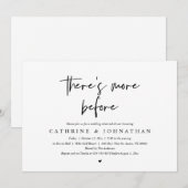 Er is meer voor, Dinner voor de huwelijksrepetitie Kaart (Voorkant / Achterkant)