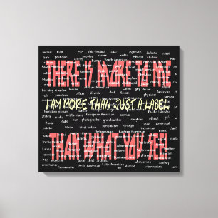 Er is meer voor mij dan een omgepakt Canvas Afdruk