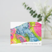 "Er is meer voor u dan gisteren" Briefkaart (Staand voorkant)