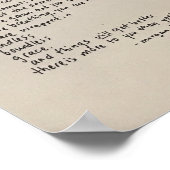 Er is meer voor u dan gisteren - een gedicht poster (Hoek)