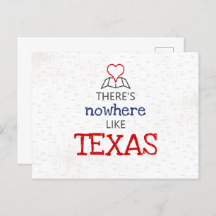 Er is nergens zoals Texas Briefkaart