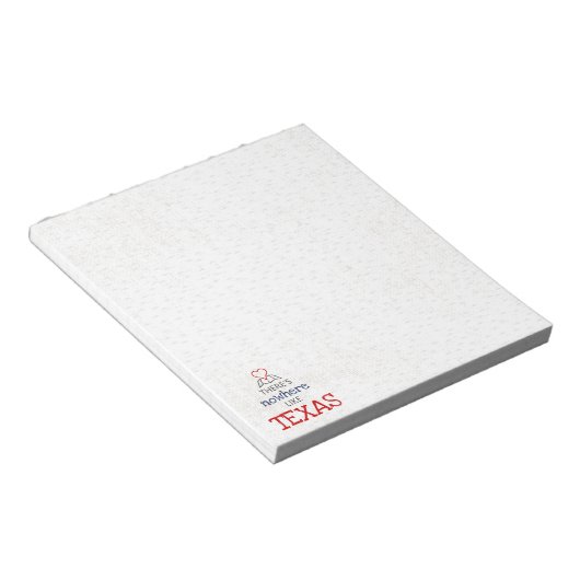 Er is nergens zoals Texas Notitieblok (Schuin)