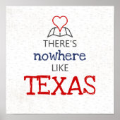 Er is nergens zoals Texas Poster (Voorkant)