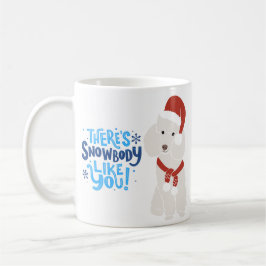 Er Is Niemand Als Jij Poodle Kerstmis  Koffiemok
