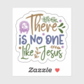 Er is niemand zoals Jezus Sticker (Vel)