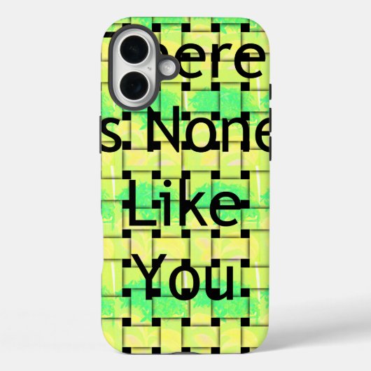 Er is niemand zoals jij art print Case-Mate iPhone case (Achterkant)