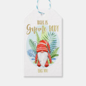 er is niemand zoals jij die lichaam van je houdt cadeaulabel (Voorkant)