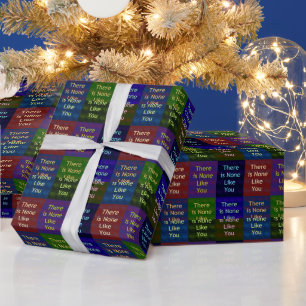 "Er is Niemand Zoals Jij": Het Mozaïek Grid Commun Cadeaupapier