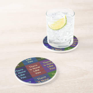 Er is niemand zoals U:: De Mosaic Grid Inspiratie Zandsteen Onderzetter