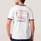 er is niet veel te ver gegaan t-shirt (Achterkant volledig)