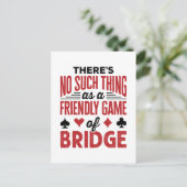 Er is niet zoiets als een vriendelijk spel van de  briefkaart (Staand voorkant)
