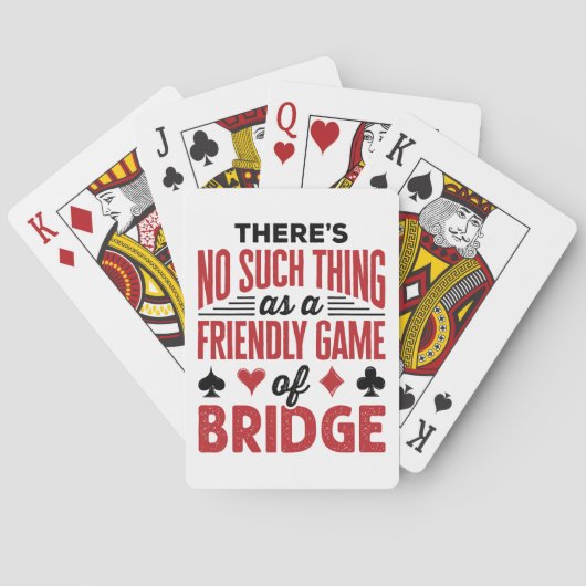 Er is niet zoiets als een vriendelijk spel van de pokerkaarten (Achterkant)