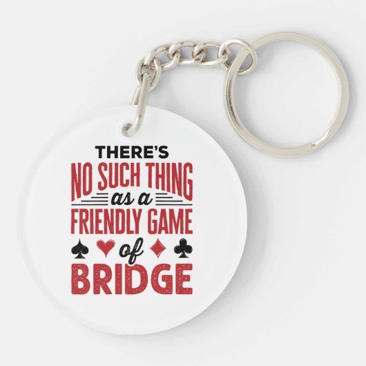 Er is niet zoiets als een vriendelijk spel van de  sleutelhanger (Achterkant)