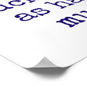 Er is niet zoiets als Happy Music Quot Poster (Hoek)