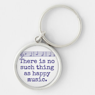 Er is niet zoiets als Happy Music Quot Sleutelhanger