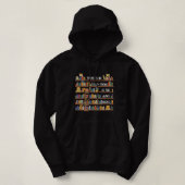 Er is niet zoiets als te veel boeken over de lon hoodie (Design voorkant)