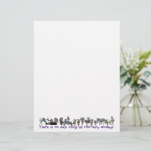 Er is niet zoiets als te veel ezels! (Staand voorkant)