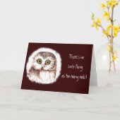 Er is niet zoiets als teveel uilen, Citaat Kaart (Gele Bloem)