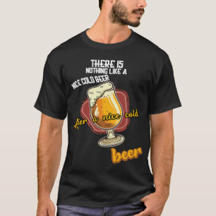 Er is niets als een mooi koud bier na een knul t-shirt
