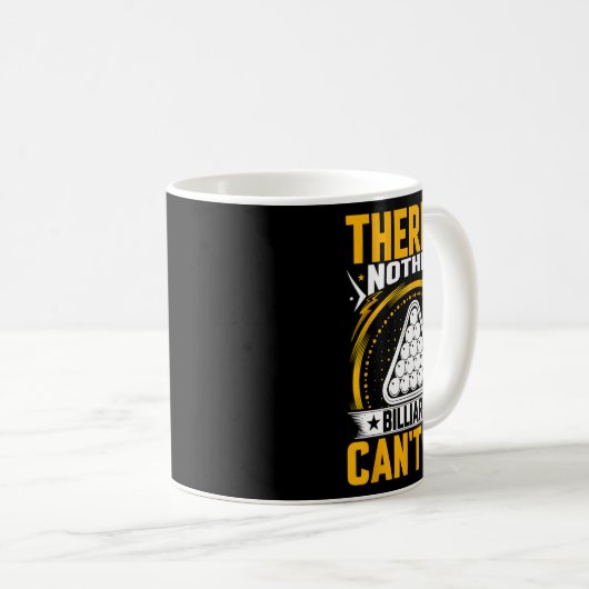 Er is niets dat biljart niet kan repareren - Pool  Koffiemok (Voorkant rechts)