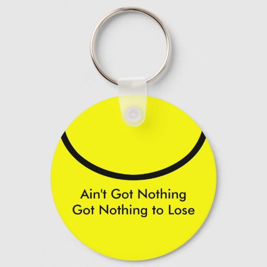 Er is niets dat het museum Zazzle Cadeaus Sleutelhanger (Voorkant)