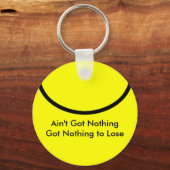 Er is niets dat het museum Zazzle Cadeaus Sleutelhanger (Voorkant)