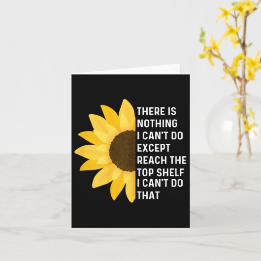 Er is niets dat ik niet kan doen, behalve het bere kaart (Gele Bloem)