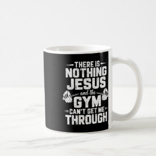 Er is niets dat Jesus en Gym me niet kunnen doorst Koffiemok