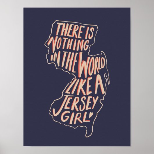 Er is niets in de wereld als een Jersey Girl Poster (Voorkant)