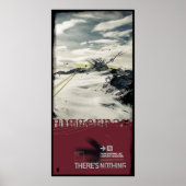 ER IS NIETS (Leinwand) Poster (Voorkant)