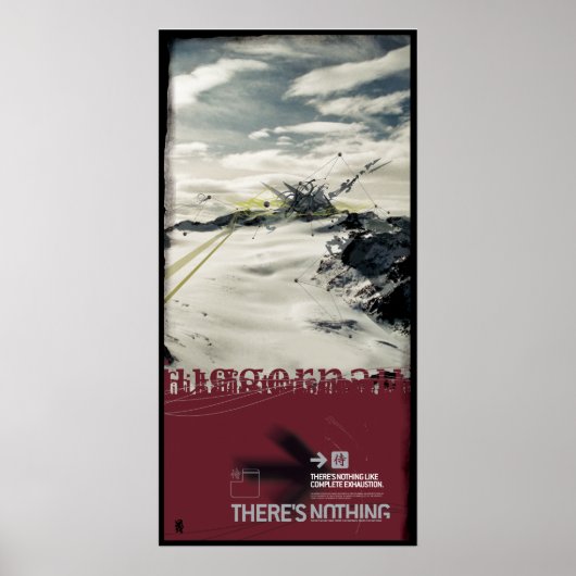 ER IS NIETS (Leinwand) Poster (Voorkant)