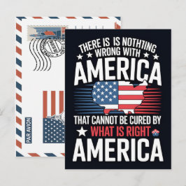 Er is niets mis met Amerika Feestdagenkaart