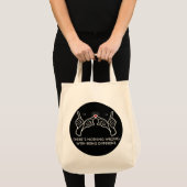 Er is niets mis met anders zijn tote bag (Voorkant (product))