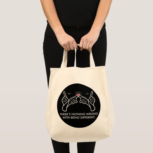 Er is niets mis met anders zijn tote bag (Voorkant (product))