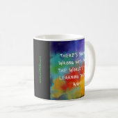 Er is niets mis met je Mok - olieverfschilderij (Voorkant rechts)