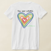 "Er is niets mis met je" T-shirt - Slim Spray (Laag Achter)