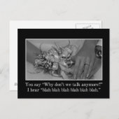 Er is niets mis met ons relatie briefkaart (Voorkant / Achterkant)