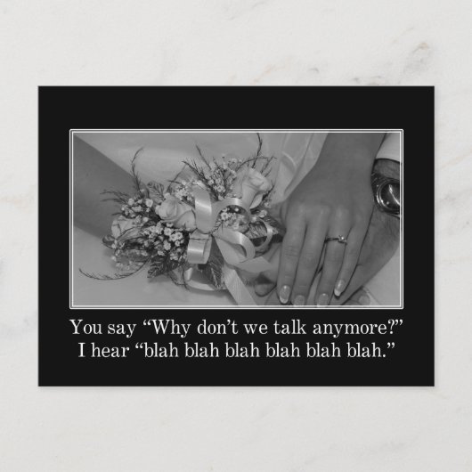 Er is niets mis met ons relatie briefkaart (Voorkant)