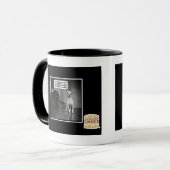 Er is niets om bang voor te zijn mok (Voorkant links)