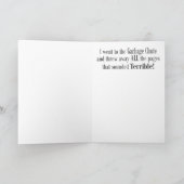 Er is niets om je zorgen over te maken - Kaart (Binnen)