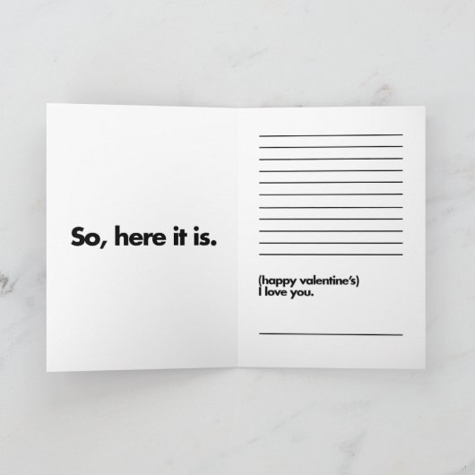 Er is niets om te kronkelen in de Valentijnse were Aankondiging (Binnen)