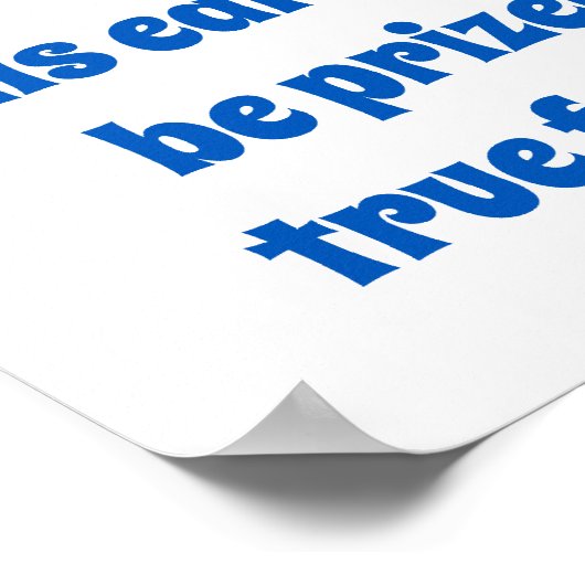 Er is niets op deze aarde - vriendschappelijke cit poster (Hoek)