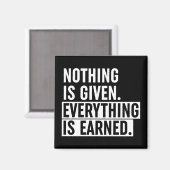 Er is niets te behalen. magneet (Voorkant / Achterkant)