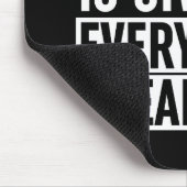 Er is niets te behalen. muismat (Hoek)