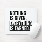 Er is niets te behalen. muismat (Met muis)