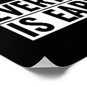 Er is niets te behalen. poster (Hoek)