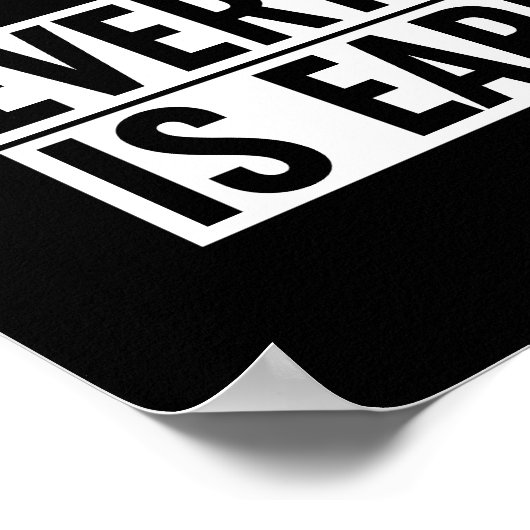 Er is niets te behalen. poster (Hoek)