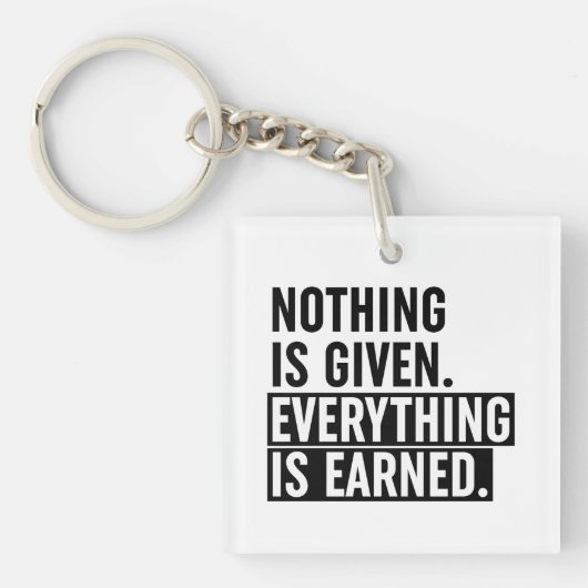Er is niets te behalen. sleutelhanger (Voorkant)
