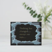 Er is niets veranderd briefkaart (Staand voorkant)